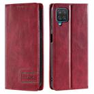 For Samsung Galaxy A42 5G / M42 5G TTUDRCH RFID Retro Texture Magnetic Leather Phone Case(Red) - 1