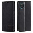 For Samsung Galaxy A42 5G / M42 5G TTUDRCH RFID Retro Texture Magnetic Leather Phone Case(Black) - 1