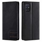 For Samsung Galaxy A51 5G TTUDRCH RFID Retro Texture Magnetic Leather Phone Case(Black) - 1