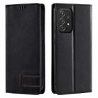For Samsung Galaxy A53 5G TTUDRCH RFID Retro Texture Magnetic Leather Phone Case(Black) - 1