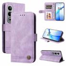 For OnePlus Ace 3V Skin Feel Life Tree Metal Button Leather Phone Case(Purple) - 1