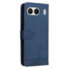 For OnePlus Nord 4 Skin Feel Life Tree Metal Button Leather Phone Case(Blue) - 3