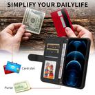 For OnePlus 13R / Ace 5 / Ace 5 Pro Skin Feel Life Tree Metal Button Leather Phone Case(Black) - 3