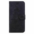 For OnePlus Nord 4 Lily Embossed Leather Phone Case(Black) - 3