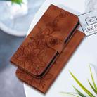 For Huawei nova 13 Pro Lily Embossed Leather Phone Case(Brown) - 2