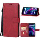 For BLU G51 Plus Leather Phone Case(Red) - 1