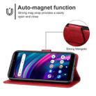 For BLU G51 Plus Leather Phone Case(Red) - 4