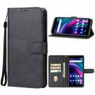 For BLU G51 Plus Leather Phone Case(Black) - 1