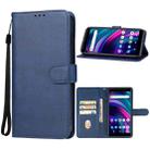 For BLU G51 Plus Leather Phone Case(Blue) - 1