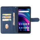 For BLU G51 Plus Leather Phone Case(Blue) - 3