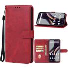 For BLU G53 Leather Phone Case(Red) - 1