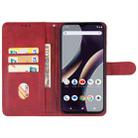 For BLU G53 Leather Phone Case(Red) - 3