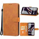 For BLU G53 Leather Phone Case(Brown) - 1