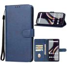 For BLU G53 Leather Phone Case(Blue) - 1