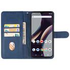 For BLU G53 Leather Phone Case(Blue) - 3