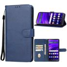 For BLU View Speed 5G Leather Phone Case(Blue) - 1