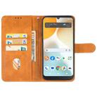 For BLU View 5 Leather Phone Case(Brown) - 3