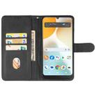 For BLU View 5 Leather Phone Case(Black) - 3