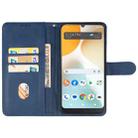 For BLU View 5 Leather Phone Case(Blue) - 3