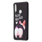 For Huawei Y6p Embossment Patterned TPU Soft Protector Cover Case(Kiss My Ass) - 2