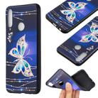 For Huawei Y6p Embossment Patterned TPU Soft Protector Cover Case(Big Butterfly) - 1