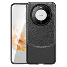 For Huawei Mate 60 Litchi Texture TPU Shockproof Phone Case(Black) - 1