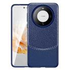 For Huawei Mate 60 Pro Litchi Texture TPU Shockproof Phone Case(Blue) - 1