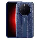 For Huawei Mate 60 RS Ultimate Litchi Texture TPU Shockproof Phone Case(Blue) - 1