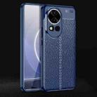 For Huawei nova 12 Litchi Texture TPU Shockproof Phone Case(Blue) - 1