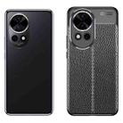 For Huawei nova 12 Pro Litchi Texture TPU Shockproof Phone Case(Black) - 3