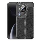 For Huawei Pura 70 Ultra Litchi Texture TPU Shockproof Phone Case(Black) - 1