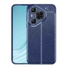 For Huawei Pura 70 Litchi Texture TPU Shockproof Phone Case(Blue) - 1