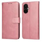 For OnePlus Nord CE3 Classic Calf Texture Flip Leather Phone Case(Rose Gold) - 1