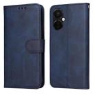 For OnePlus Nord CE3 Classic Calf Texture Flip Leather Phone Case(Blue) - 1