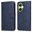 For OnePlus Nord CE 3 Lite / Nord N30 Classic Calf Texture Flip Leather Phone Case(Blue) - 1