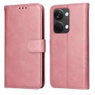 For OnePlus Nord 3 / Ace 2V Classic Calf Texture Flip Leather Phone Case(Rose Gold) - 1