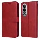 For OnePlus Ace 3V Classic Calf Texture Flip Leather Phone Case(Red) - 1