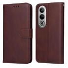 For OnePlus Nord CE4 Classic Calf Texture Flip Leather Phone Case(Brown) - 1