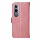 For OnePlus Nord CE4 Lite Classic Calf Texture Flip Leather Phone Case(Rose Gold) - 3