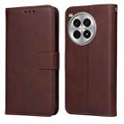 For OnePlus Ace 3 Pro Classic Calf Texture Flip Leather Phone Case(Brown) - 1