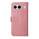 For OnePlus Nord 4 Classic Calf Texture Flip Leather Phone Case(Rose Gold) - 3