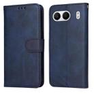 For OnePlus Nord 4 Classic Calf Texture Flip Leather Phone Case(Blue) - 1