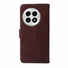 For OnePlus 13 Classic Calf Texture Flip Leather Phone Case(Brown) - 3