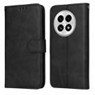 For OnePlus 13 Classic Calf Texture Flip Leather Phone Case(Black) - 1