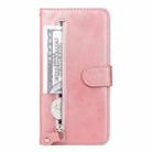 For OnePlus Nord CE4 Lite Fashion Calf Texture Zipper Leather Phone Case(Rose Gold) - 2