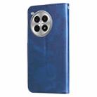 For OnePlus Ace 3 Pro Fashion Calf Texture Zipper Leather Phone Case(Blue) - 3