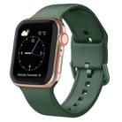 For Apple Watch Series 6 40mm Pin Buckle Silicone Watch Band(Clover) - 1