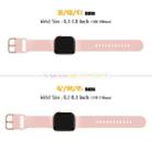 For Apple Watch Series 10 46mm Pin Buckle Silicone Watch Band(Pink) - 2