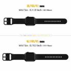 For Apple Watch Series 10 46mm Pin Buckle Silicone Watch Band(Black) - 2