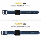 For Apple Watch Series 10 46mm Pin Buckle Silicone Watch Band(Abyss Blue) - 2